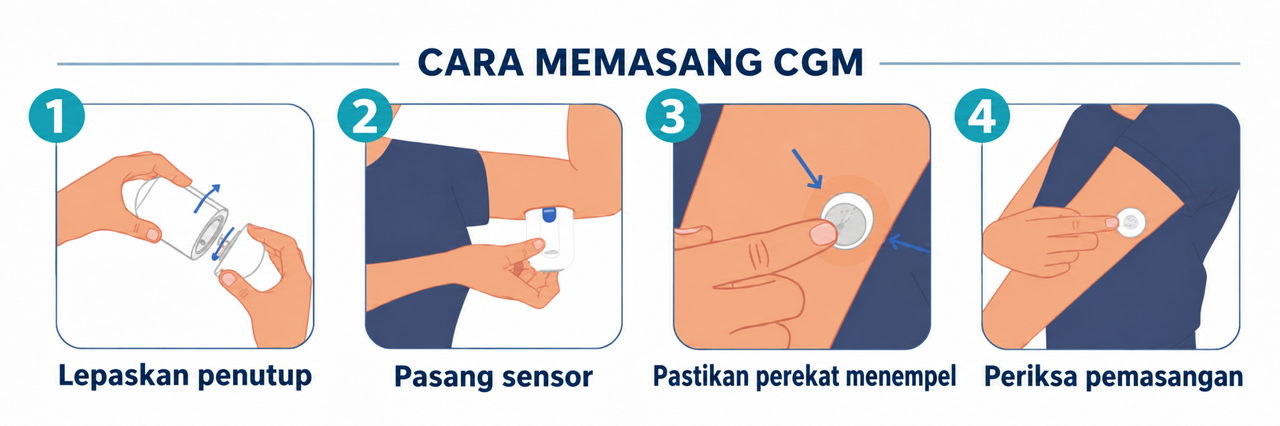 4 Langkah Memasang CGM